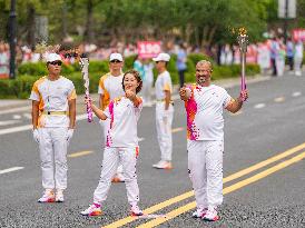 (SP)CHINA-ZHEJIANG-HANGZHOU-ASIAN GAMES-TORCH RELAY (CN)