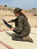 Princess Leonor During Her Military Training - Spain