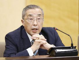 New Japanese internal affairs minister Suzuki