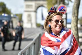 King Charles Visit To France - Atmosphere At The Arch Of Triumph - Paris