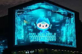 Naked Eye 3D Asian Games Mascot