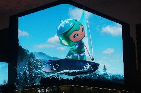 Naked Eye 3D Asian Games Mascot