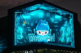 Naked Eye 3D Asian Games Mascot
