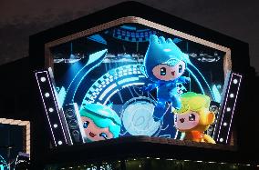 Naked Eye 3D Asian Games Mascot