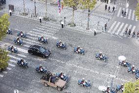 King Charles Visit To France - Ceremony At The Arc De Triomphe