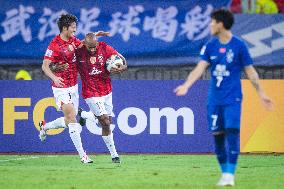 (SP)CHINA-WUHAN-FOOTBALL-AFC CHAMPIONS LEAGUE-GROUP J-WUHAN THREE TOWNS VS URAWA RED DIAMONDS