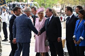 King Charles Visit To France - Ceremony At The Arc De Triomphe