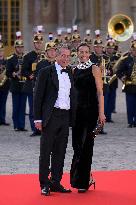 King Charles Visit To France - State banquet at Palace of Versailles