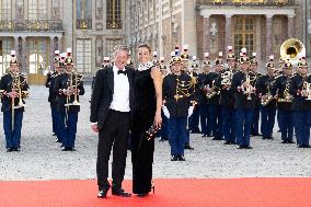 King Charles Visit To France - State banquet at Palace of Versailles