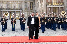 King Charles Visit To France - State banquet at Palace of Versailles