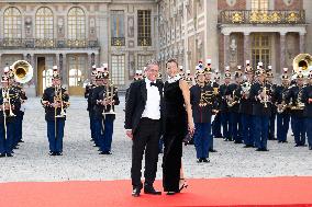 King Charles Visit To France - State banquet at Palace of Versailles