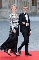 King Charles III and Queen Camilla visit  to France- Versailles