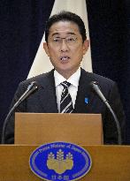Japan PM Kishida in New York