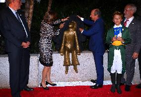 The Little Prince Bronze Statue Unveiling - NYC