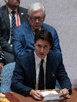 Trudeau At The UN - NYC