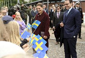 Sweden's Crown Princess Victoria and Sweden's Prince Daniel in Finland