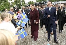 Sweden's Crown Princess Victoria and Sweden's Prince Daniel in Finland