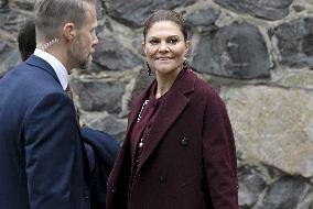 Sweden's Crown Princess Victoria and Sweden's Prince Daniel in Finland