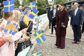 Sweden's Crown Princess Victoria and Sweden's Prince Daniel in Finland