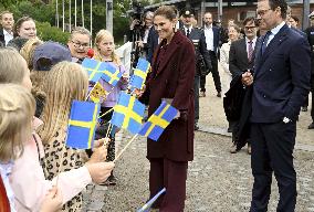 Sweden's Crown Princess Victoria and Sweden's Prince Daniel in Finland