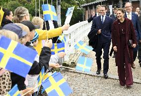 Sweden's Crown Princess Victoria and Sweden's Prince Daniel in Finland