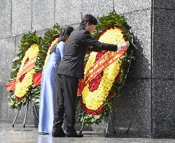 Japan crown prince, crown princess in Hanoi