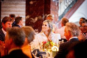 Queen Maxima Attends Entrepreneurship Dinner - Amsterdam