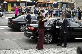 Sweden's Crown Princess Victoria and Sweden's Prince Daniel in Finland