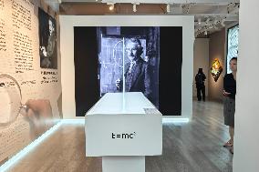 Einstein Signed German Manuscript Auctioned