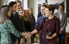 Sweden's Crown Princess Victoria and Sweden's Prince Daniel in Finland