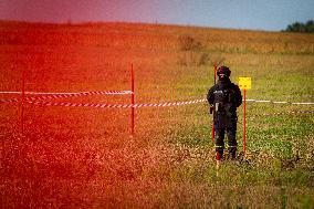 Press tour to Zhytomyr Region on humanitarian demining