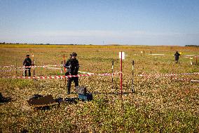 Press tour to Zhytomyr Region on humanitarian demining