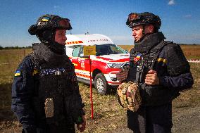 Press tour to Zhytomyr Region on humanitarian demining