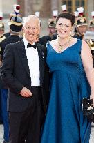 King Charles Visit To France - State banquet at Palace of Versailles