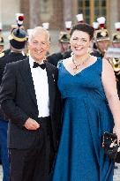 King Charles Visit To France - State banquet at Palace of Versailles