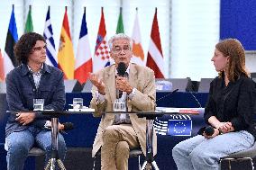 Andre Comte Sponville At The European Parliament - Strasbourg