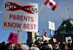 Thousands Rally For And Against Teaching Gender Across Canada