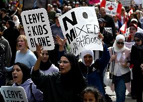 Thousands Rally For And Against Teaching Gender Across Canada