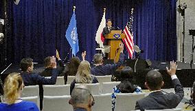 Japan PM Kishida in New York