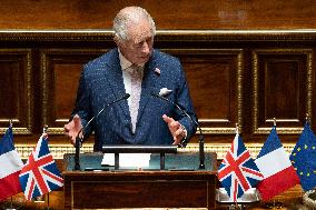 King Charles Visit To France - Senate Address
