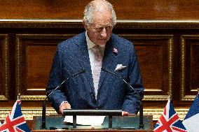 King Charles Visit To France - Senate Address