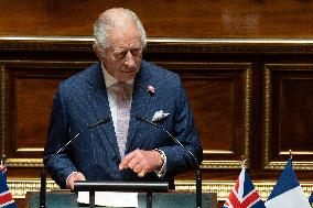 King Charles Visit To France - Senate Address