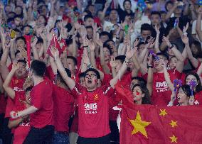 (SP)CHINA-HANGZHOU-ASIAN GAMES-FOOTBALL-MEN'S SECOND ROUND-GROUP A-MYA VS CHN (CN)