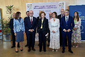 Queen Sofia at the International Congress on Neurodegenerative Diseases - Malaga