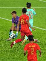 (SP)CHINA-HANGZHOU-ASIAN GAMES-FOOTBALL-MEN'S ROUND-GROUP A-MYA VS CHN (CN)