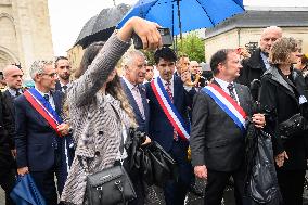 King Charles Visit To France - Visit To Saint-Denis