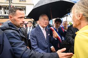 King Charles Visit To France - Visit To Saint-Denis