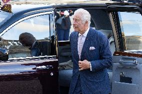 King Charles III and Queen Camilla at the Elysee Palace - Paris