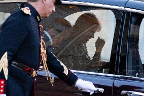 King Charles III and Queen Camilla at the Elysee Palace - Paris