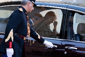 King Charles III and Queen Camilla at the Elysee Palace - Paris